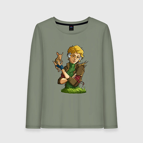 Женский лонгслив Фиби - RimWorld / Авокадо – фото 1