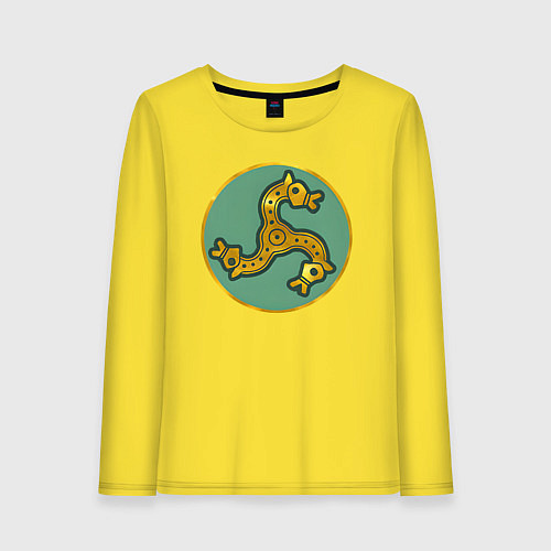 Женский лонгслив Франки из Total War: Attila / Желтый – фото 1