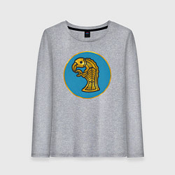 Лонгслив хлопковый женский Юты из Total War: Attila, цвет: меланж