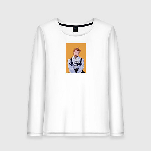 Женский лонгслив Butter RM / Белый – фото 1