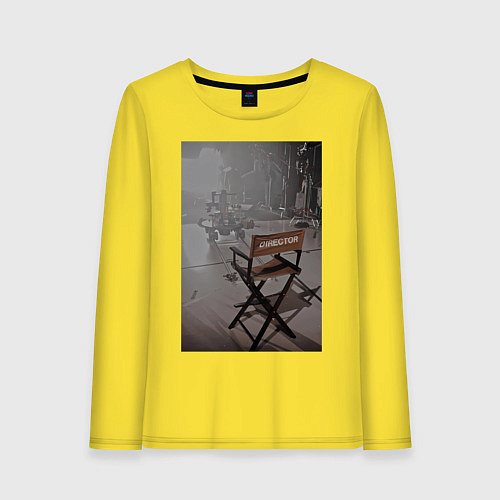 Женский лонгслив Режисер / Желтый – фото 1