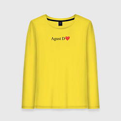 Женский лонгслив BTS Agust D