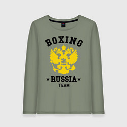 Женский лонгслив Boxing Russia Team