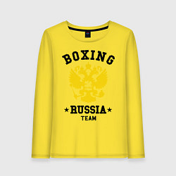Женский лонгслив Boxing Russia Team