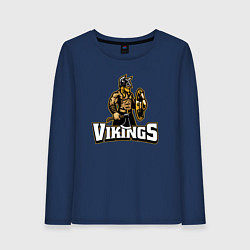 Женский лонгслив Vikings team