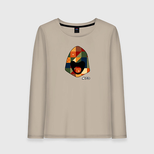 Женский лонгслив FD free durov / Миндальный – фото 1