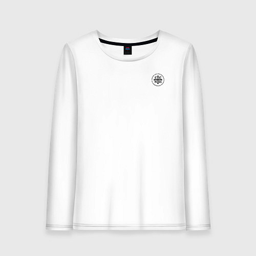 Женский лонгслив Сокрушу пред ним врагов его Ника 2 черная на узорн / Белый – фото 1