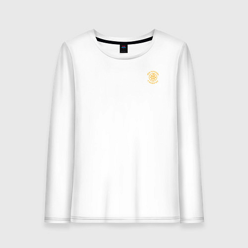 Женский лонгслив Мы русские с нами Бог КЦК желтый патриоты 2 / Белый – фото 1