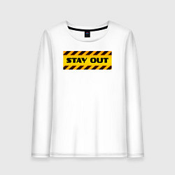 Женский лонгслив Stay out