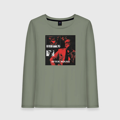Женский лонгслив After hours the weeknd / Авокадо – фото 1