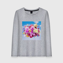 Женский лонгслив Имя София жвачка