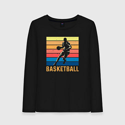 Женский лонгслив Basketball lettering