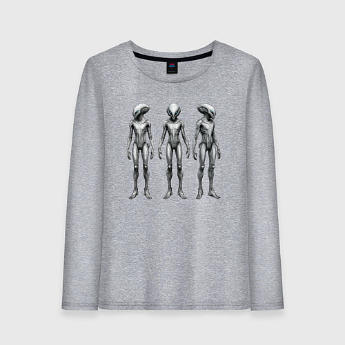 Женский лонгслив Нашествие / Меланж – фото 1