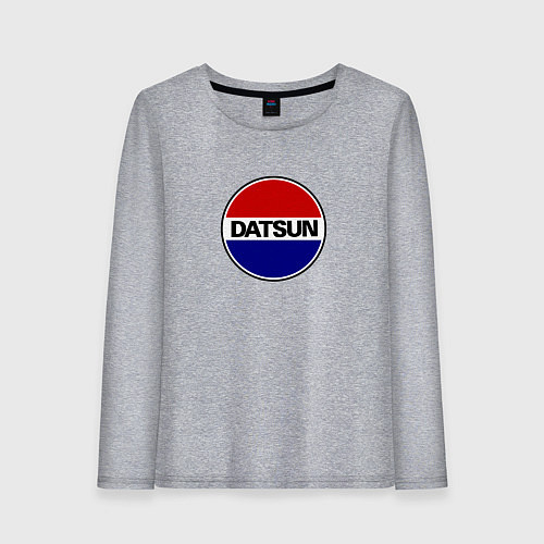 Женский лонгслив Datsun / Меланж – фото 1