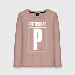 Лонгслив хлопковый женский Portishead, цвет: пыльно-розовый