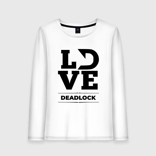 Женский лонгслив Deadlock love classic / Белый – фото 1