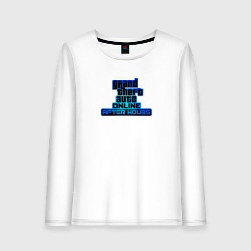 Женский лонгслив GTA online game / Белый – фото 1