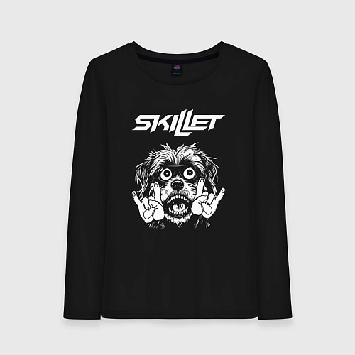 Женский лонгслив Skillet rock dog / Черный – фото 1