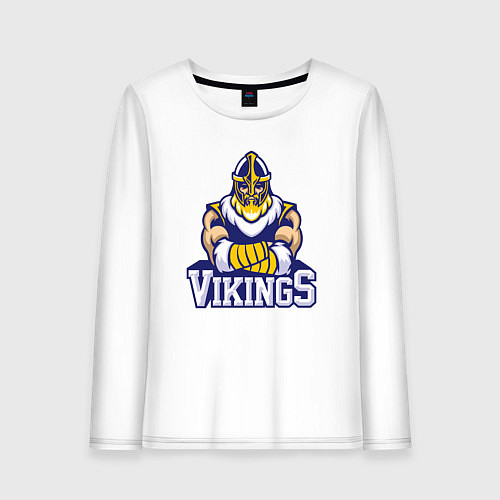 Женский лонгслив Сила викингов / Белый – фото 1