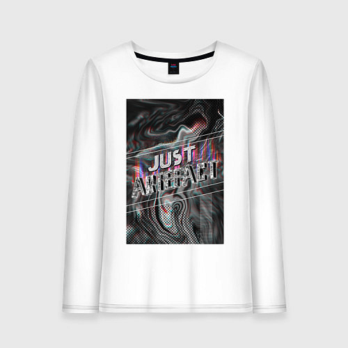 Женский лонгслив Just Artefact / Белый – фото 1