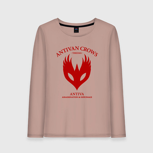 Женский лонгслив Antivan Crows - Dragon Age / Пыльно-розовый – фото 1