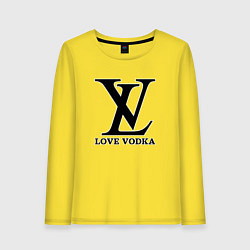 Женский лонгслив Love vodka