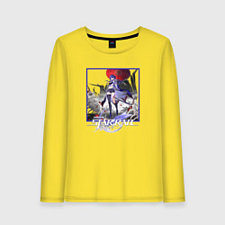 Лонгслив хлопковый женский Ахерон, цвет: желтый