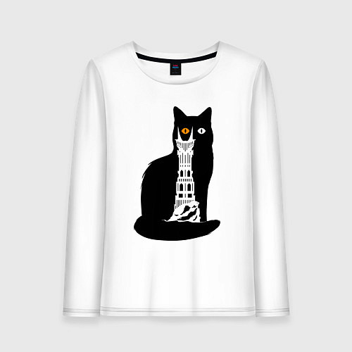 Женский лонгслив Око Котоурона / Белый – фото 1