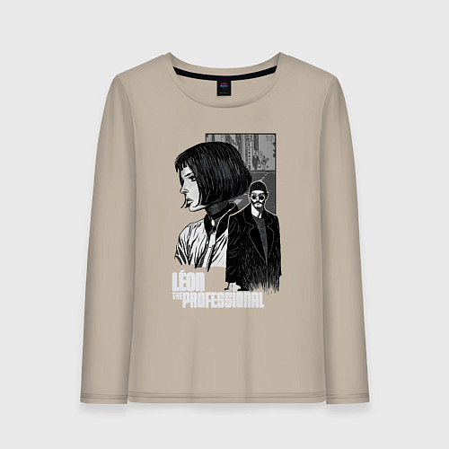 Женский лонгслив Леон / Миндальный – фото 1