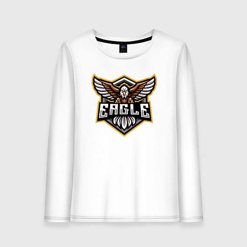 Женский лонгслив Eagle team / Белый – фото 1