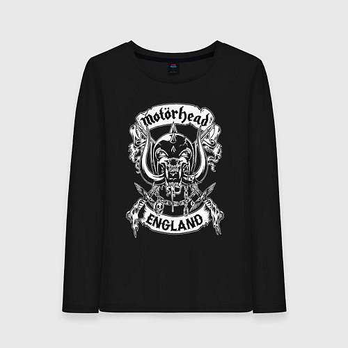 Женский лонгслив Моторхед - англия / Черный – фото 1