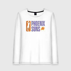 Лонгслив хлопковый женский Phoenix Suns play, цвет: белый