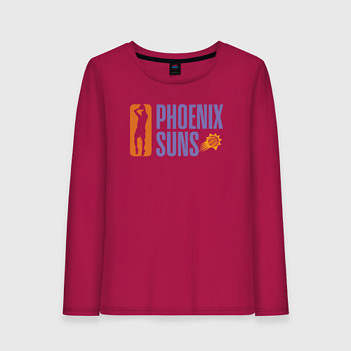 Женский лонгслив Phoenix Suns play / Маджента – фото 1