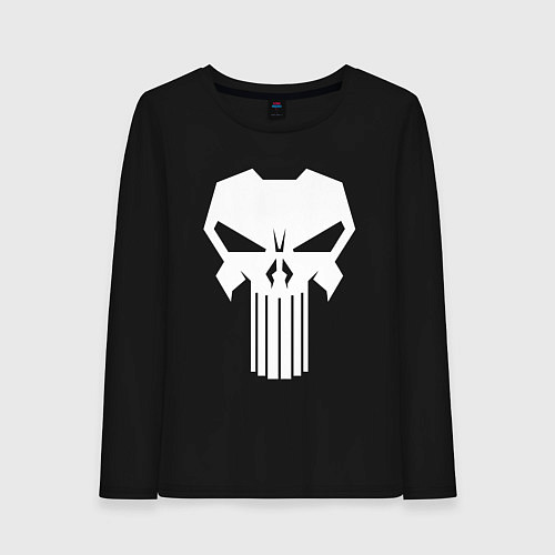 Женский лонгслив The Punisher - Каратель / Черный – фото 1