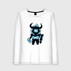 Женский лонгслив Айрон - поднятие уровня в одиночку