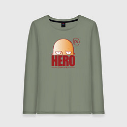 Женский лонгслив Ванпанч герой hero