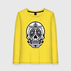 Женский лонгслив Skull Mexico