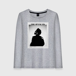 Лонгслив хлопковый женский Abel Tesfaye presents, цвет: меланж
