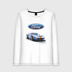 Женский лонгслив Ford motorsport - sketch