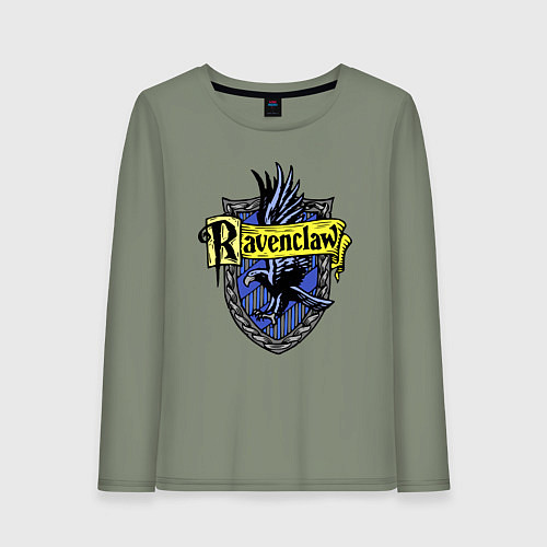 Женский лонгслив Ravenclaw emblem / Авокадо – фото 1