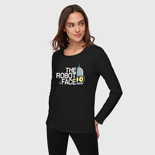 Женский лонгслив Bander brand / Черный – фото 3