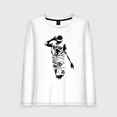 Женский лонгслив Allen Iverson NBA / Белый – фото 1