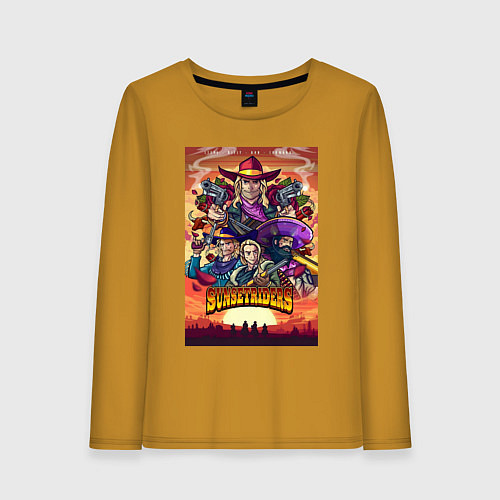 Женский лонгслив Sunsetriders / Горчичный – фото 1