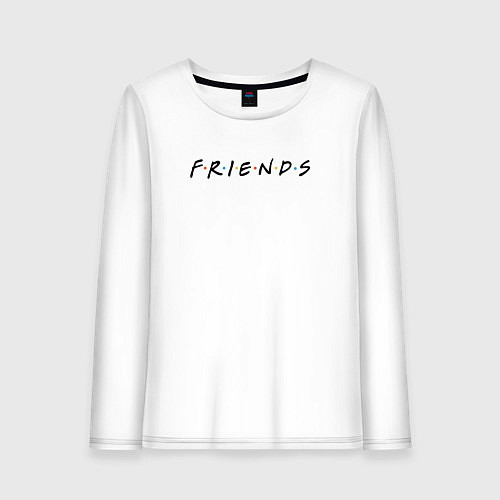 Женский лонгслив Friends / Белый – фото 1