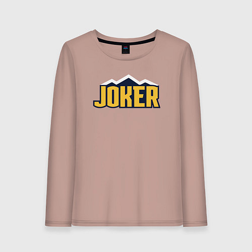 Женский лонгслив Joker Nuggets / Пыльно-розовый – фото 1