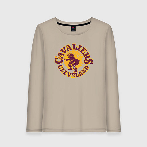 Женский лонгслив Cavaliers man / Миндальный – фото 1