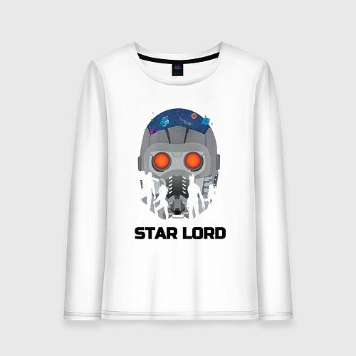 Женский лонгслив Star lord / Белый – фото 1