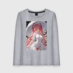 Женский лонгслив Принцесса сидит под зонтиком