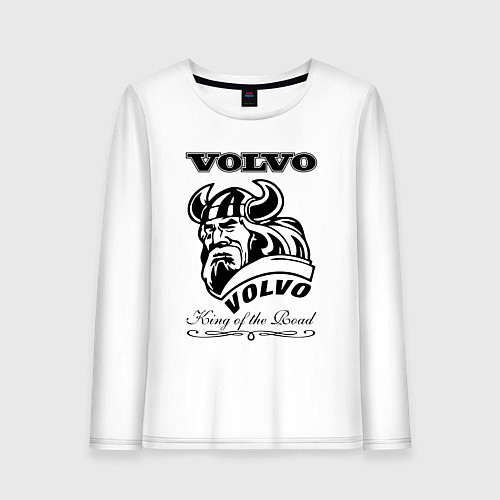 Женский лонгслив Volvo viking / Белый – фото 1