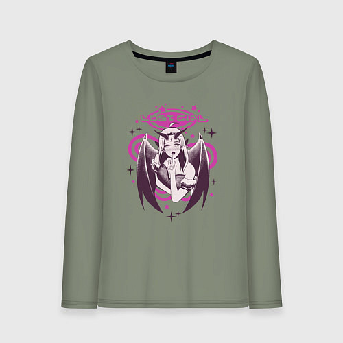 Женский лонгслив Lost Girl,Y2K стиль / Авокадо – фото 1